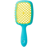 Janeke Superbrush Щітка для волосся бірюзово-жовта 86SP226TSE