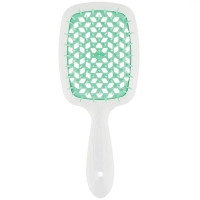 Janeke Superbrush Щітка для волосся біло-бірюзова 94SP226COM Janeke Superbrush Щітка для волосся біло-бірюзова 94SP226COM