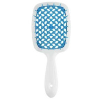 Janeke Superbrush Щітка для волосся біло-блакитна SP226BIA TSE Janeke Superbrush Щітка для волосся біло-блакитна SP226BIA TSE