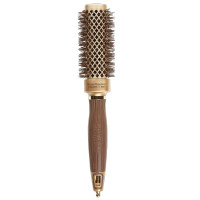 Olivia Garden Expert Blowout Speed Wavy Bristles Gold & Brown 25_Термобрашинг для волосся