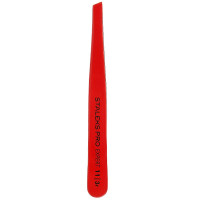 Staleks Pro Expert TE-11/3_Пінцет для брів червоний широкий скошений Staleks Pro Expert TE-11/3_Пінцет для брів червоний широкий скошений